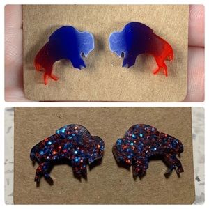 Buffalo bills earrings bundle RESERVED